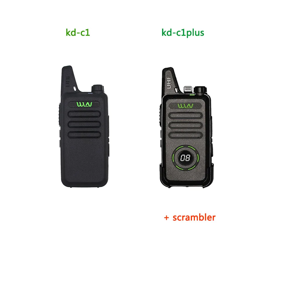 4 шт. Мини Портативная рация UHF 5 Вт Любительское радио KD-C1 plus RT22 Plus Портативная радиостанция Conmunicator трансивер радиоприемник
