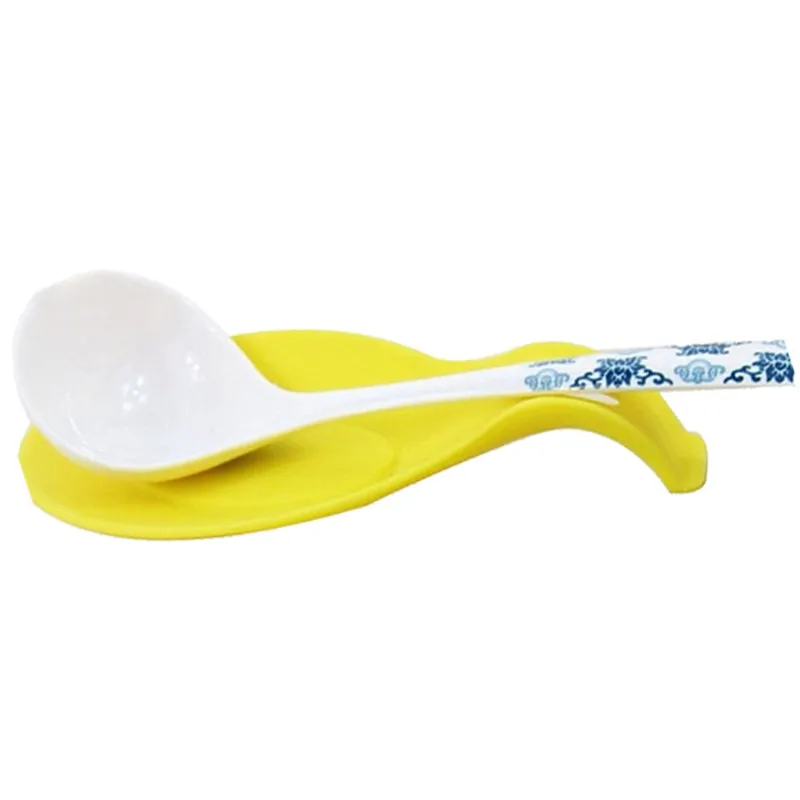 Силиконовая ложка изоляционный коврик термостойкая Подставка для ложки