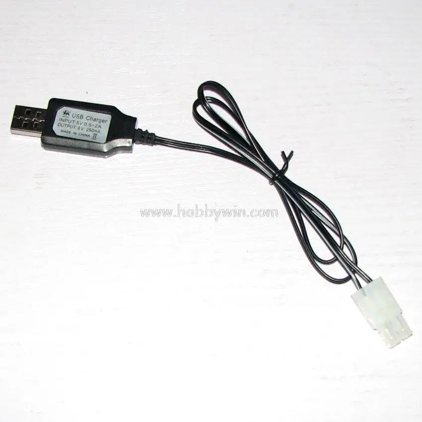 6V/250mA USB зарядное устройство большая штепсельная вилка tamiya с зарядной лампой