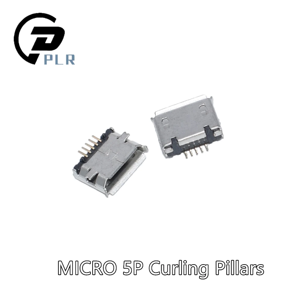 100 шт. Micro USB 5P 5 контактный разъем для зарядки мини USB|Соединители| |