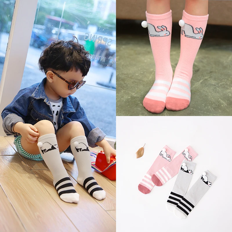 Осенние гольфы для маленьких девочек возрастом от 1 года до 10 лет хлопковые носки