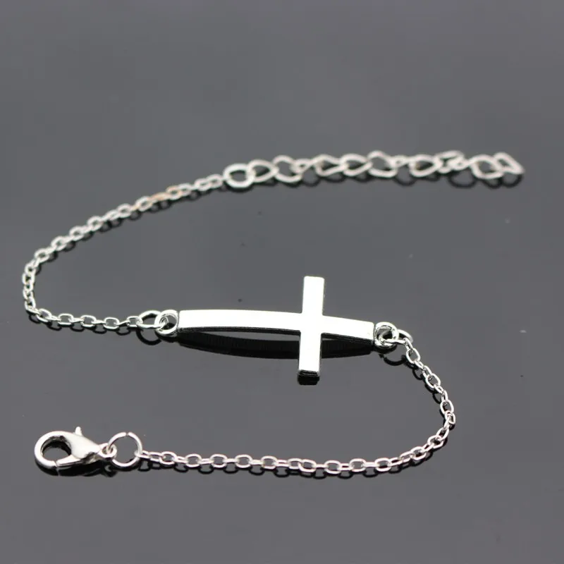 SL183 браслеты с крестом в стиле панк мужские ювелирные изделия женские 2018