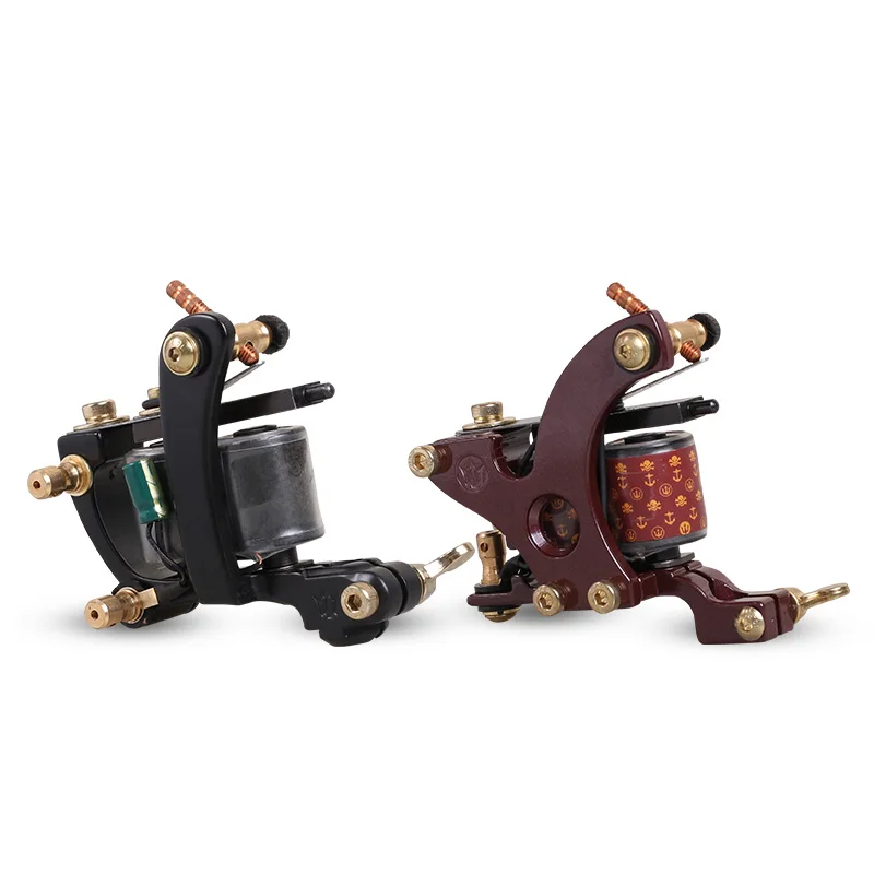 Стартовые комплекты для начинающих татуировки 2 пушки машины 10 чернил питания