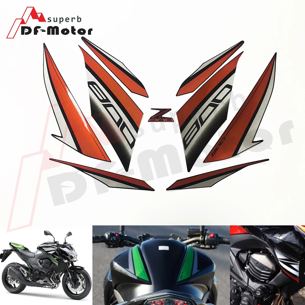 KPX0816B Высокое качество для Kawasaki Z800 Z 800 2013 стикеры s Наклейка мотоцикл весь автомобиль - Цвет: KPX0816B
