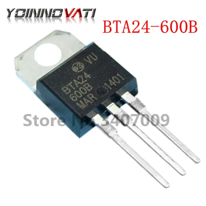 10 шт BTA24-600B TO-220 BTA24 24-600B Triac 25 Amp 600 вольт | Обустройство дома