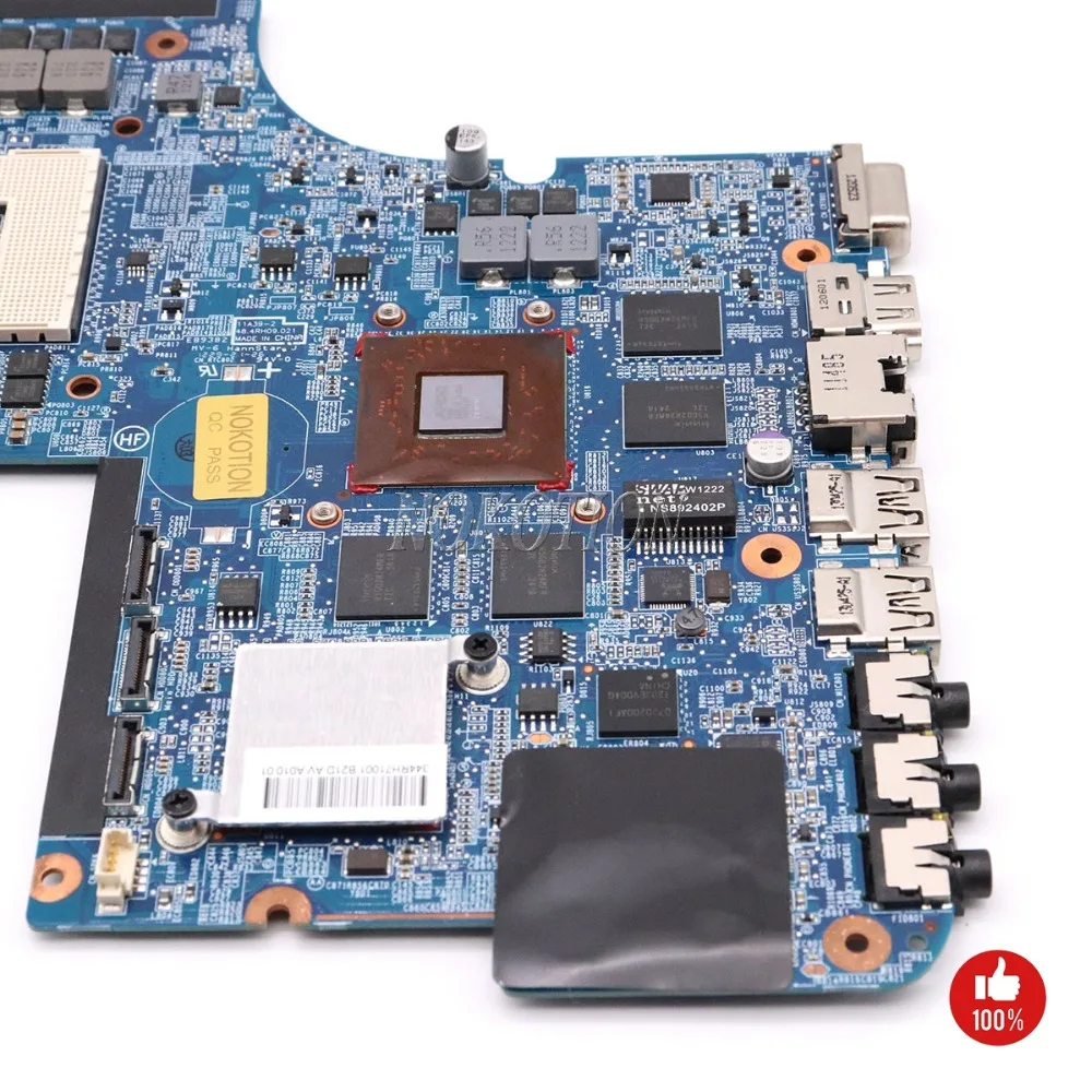 NOKOTION 639391-001 665991-001 основная плата для hp Pavilion DV7 DV7-6000 материнская плата для ноутбука HM65 DDR3 HD 6770M