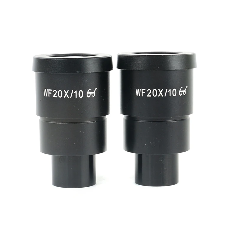 Одна пара WF10X WF15X WF20X WF25X WF30X микроскоп окуляр для стерео Микроскопа тринокулярный