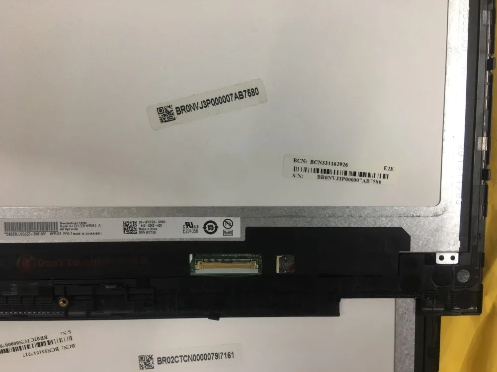 Оригинальный 13 3 дюймовый для Dell Inspiron 5000 Series Cube 5368 5378 p69g сборка B133HAB01.0 с сенсорным