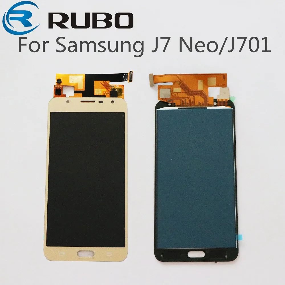 ЖК дисплей с дигитайзером для Samsung Galaxy J7 Neo 2017 сенсорный экран в сборе J701F J701M