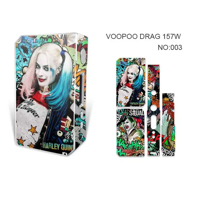 Аутентичные VapeSoon протектор кожи DRAG 157 стикер для Drag коробка мод на складе быстрая