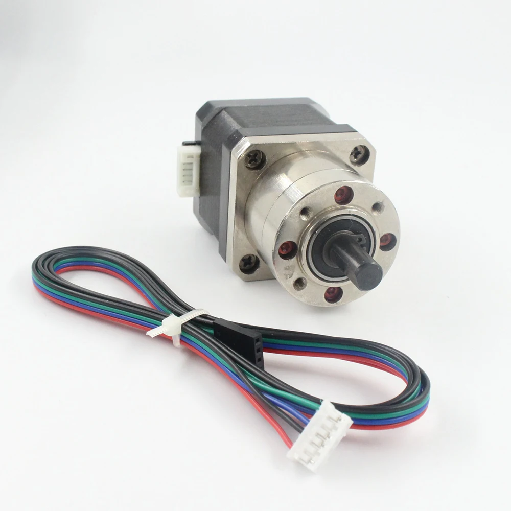 free shipping 4-lead Nema17 Stepper Motor 42 motor Extruder Gear Ratio 5:1 Planetary Gearbox Nema 17 Step | Обустройство дома