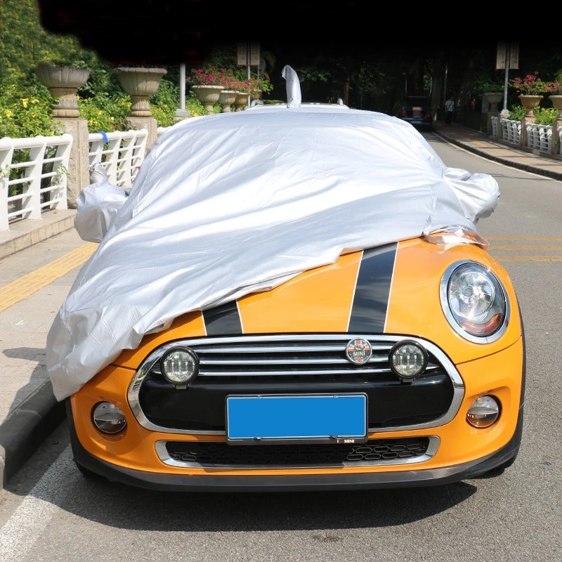 Новинка солнцезащитный и пылезащитный автомобильный чехол для Mini Cooper из ткани с