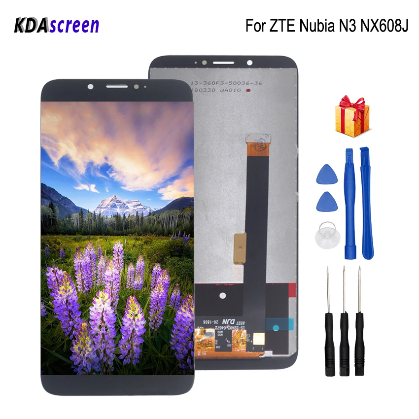 Сменный сенсорный ЖК экран для ZTE Nubia N3 NX608J NX617J запчасти телефонов|Экраны