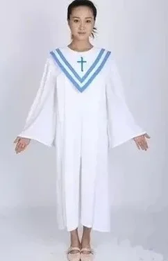 Христианский Религиозный хор одежда для обслуживания Иисуса свадьба гимн святая костюм Нун христианское