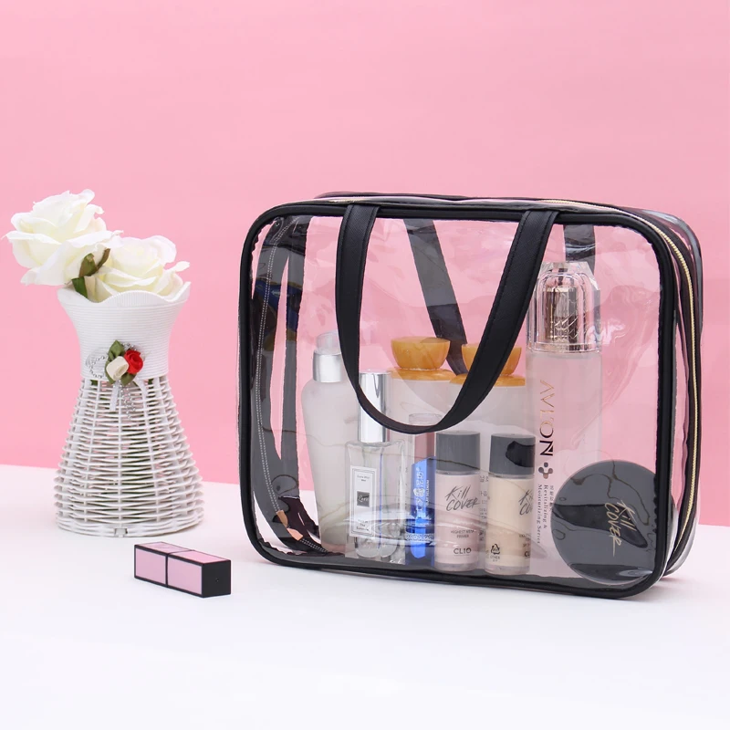SAFEBET Multifunction Big capacity Waterproof PVC PU Leather Organizer Travel Beauty Makeup Bag Women Transparent Cosmetic | Багаж и сумки