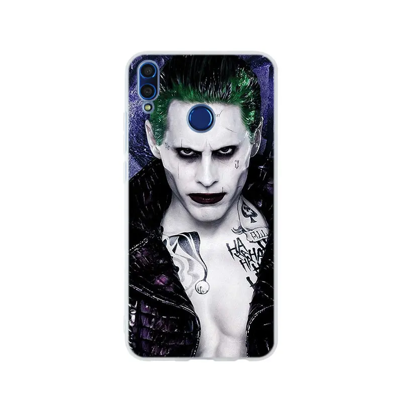 pattern 14 Джокер и Харли Квинн силиконовый чехол для телефона huawei Honor 9 10 Lite 6X 7X 8X Max 7A 8A 8C 20 PLAY 9x - Цвет: pattern 14