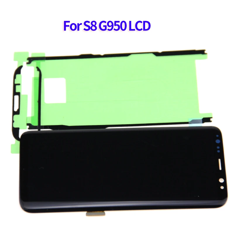 S8 LCD S8 S8plus экран дисплея для SAMSUNG Galaxy S8 экран Замена ЖК сенсорный дигитайзер сборка G950F G955+ Инструменты - Цвет: S8 LCD