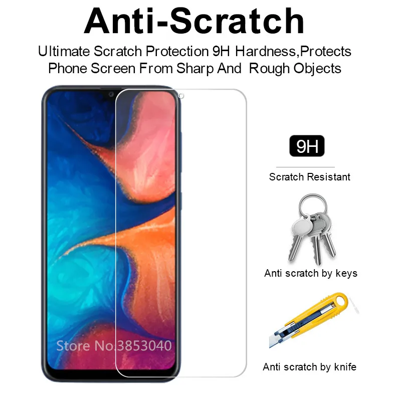 Tempered Glass For SAMSUNG GALAXY A10 Screen Protector 2.5D 9H Samsung Galaxy Protective Lens Film | Мобильные телефоны и