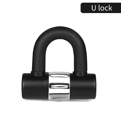 U Lock INBIKE замок для велосипедной цепи, u-образный замок, набор противоугонных стеклянных дверей, замок для велосипедной цепи, усиленный, для велоспорта, MTB, Аксессуары для велосипеда - Цвет: U Lock