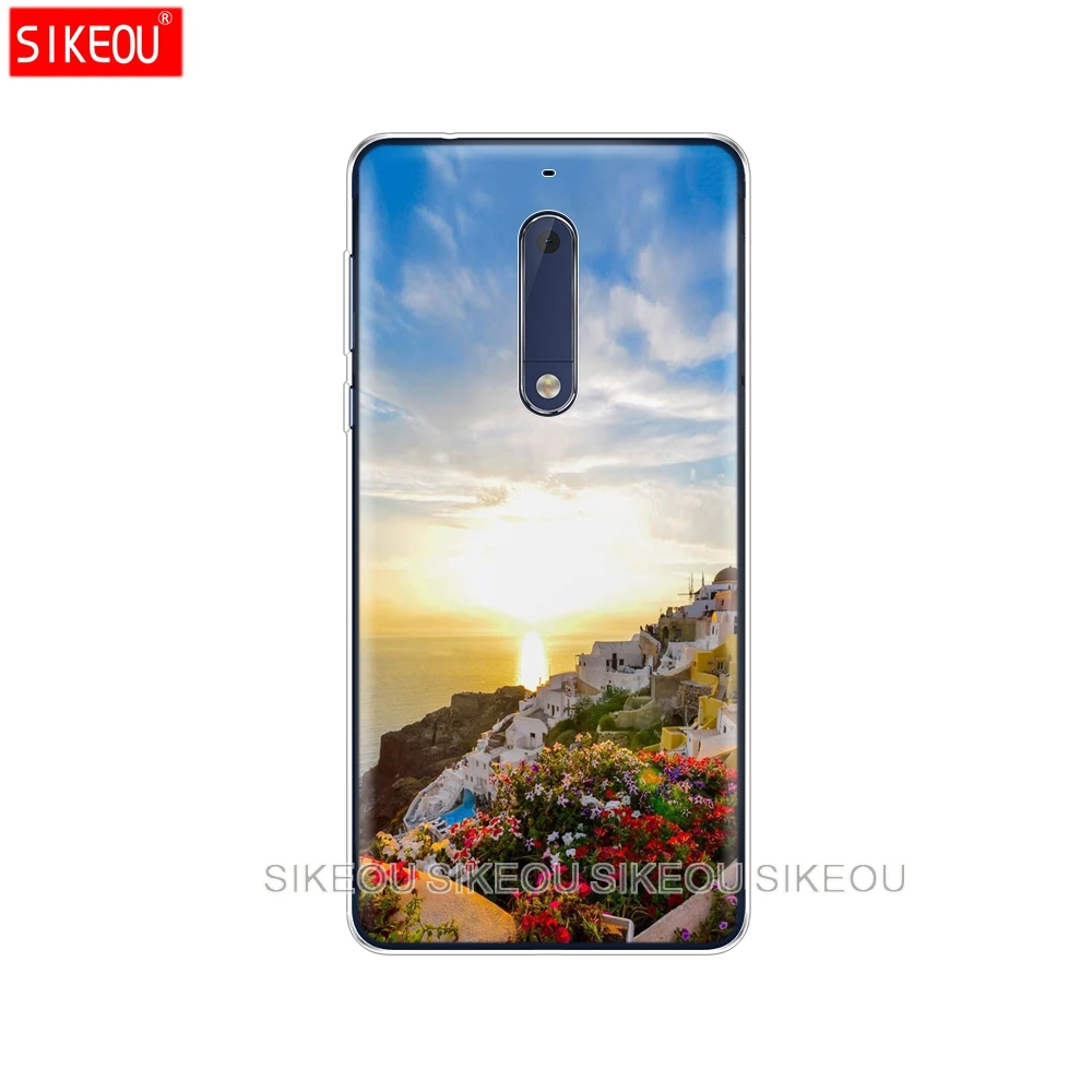 Силиконовый чехол для телефона Nokia 5 3 6 7 PLUS 8 9 /Nokia 1 2 2018 с античным флагом