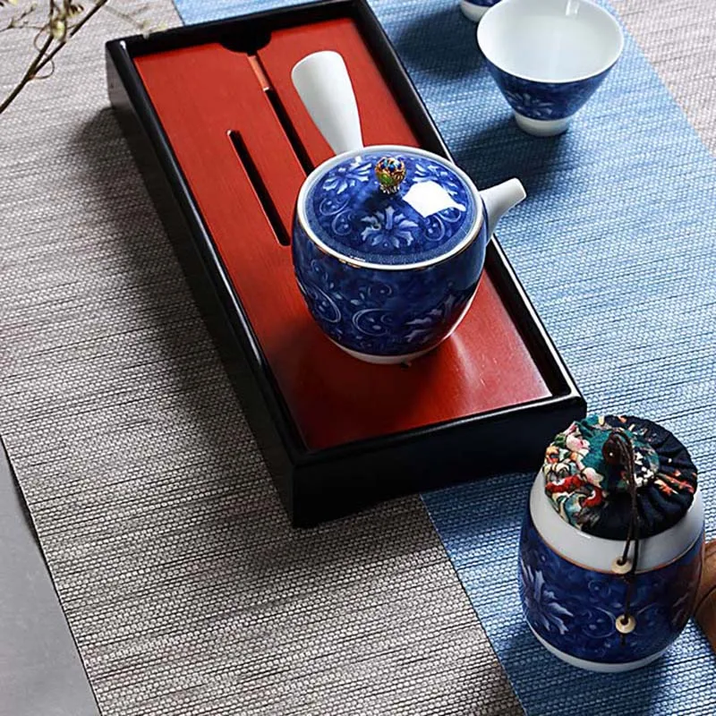 Портативный путешествия Чай набор посуды Керамика чайный кунг-фу комплект