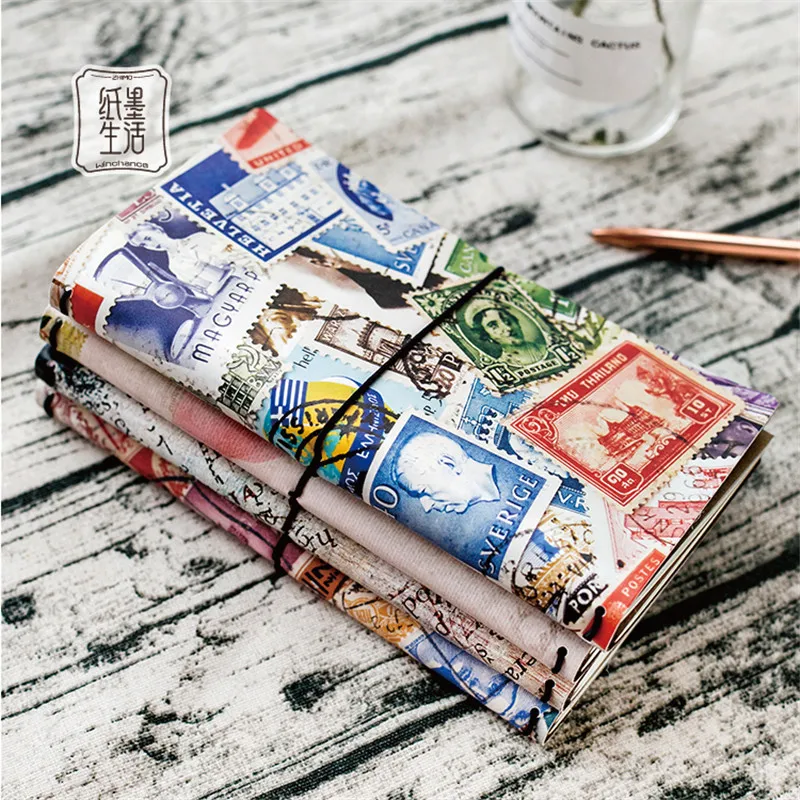 Новый Винтажный ежедневник бумага для ноутбука 60 листов творческие тренды