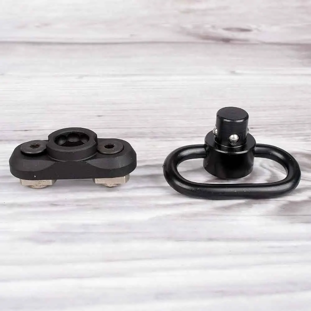 Mlok QD Sling Mount Sling поворотное крепление для пистолета для Mlok Rail Rifle Sling Adapter с кнопкой быстрого крепления