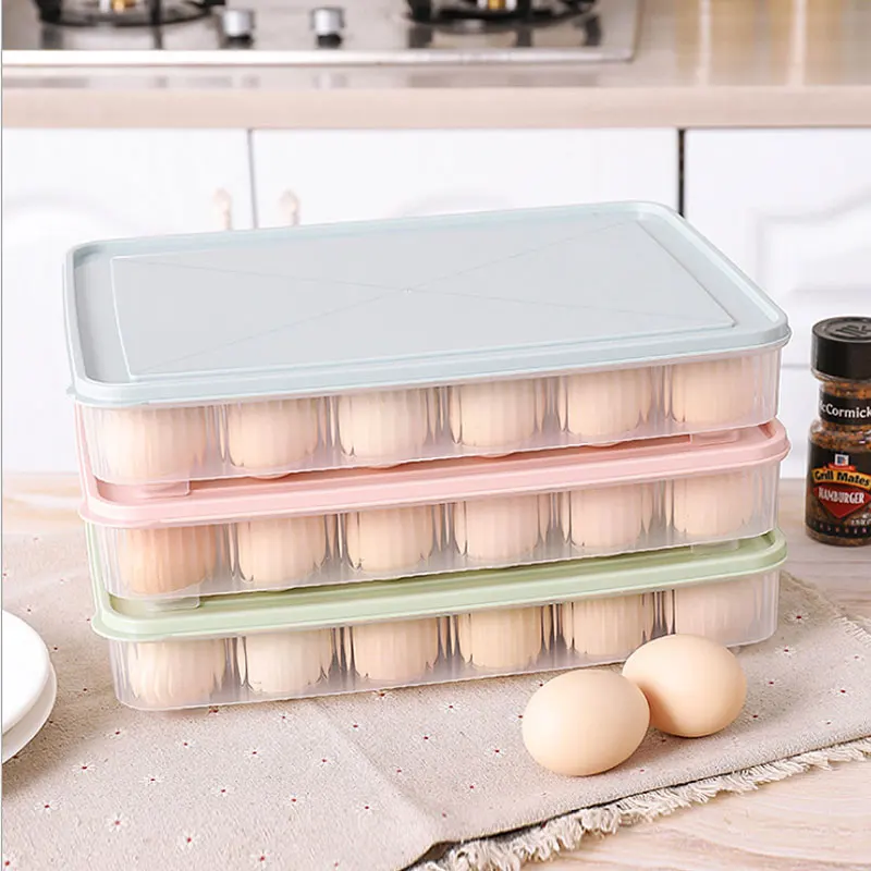 25 сетка прозрачный яйцо бытовой ящик для хранения яиц контейнер еды Пластик
