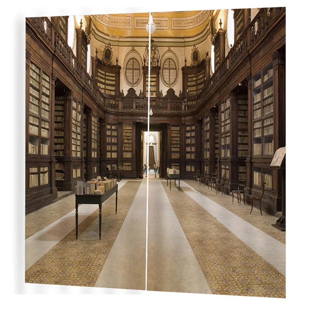 2 шт. 75x166 см книжные полки библиотеки свет Блокировка окна занавеска драпировка