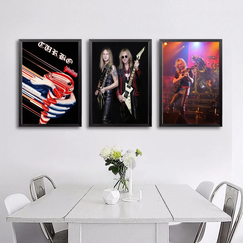 JUDAS PRIEST Ретро стиль музыка ТВ Настенный декор шелковые принты художественные