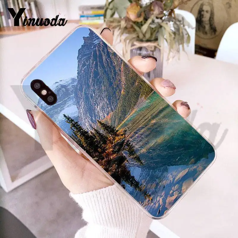 Чехол Yinuoda для iphone 7 6 X прозрачный чехол телефона iPhone 8 6S Plus 10 5|Бамперы| |