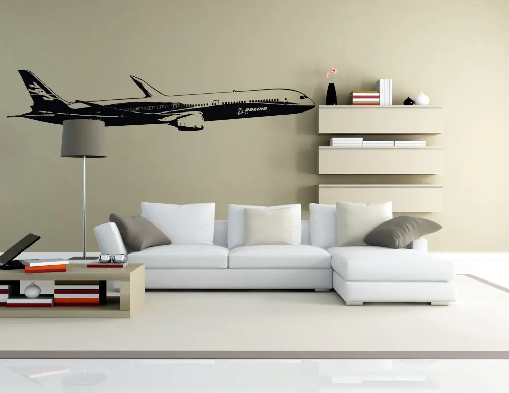 Самолет Стикеры Книги по искусству плакат стены s airplaneWall Декор ПВХ Материал