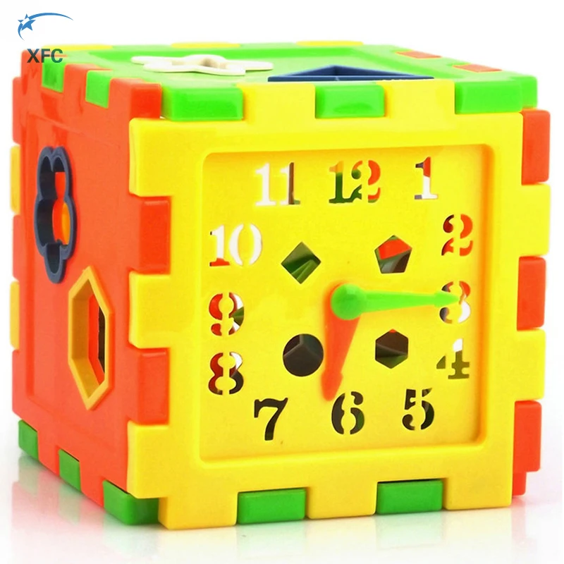 Xfc Для детей образования 3D игру животного Форма Алфавит Конструкторы игрушка куб