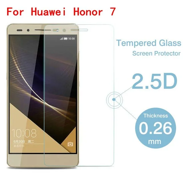 2.5D Закаленное стекло для Huawei Honor 7 Высококачественная защитная пленка