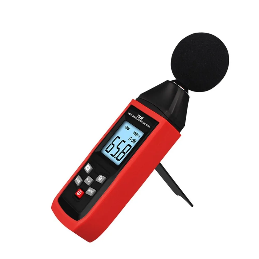 TA8151 Sound Level Meter Digital Noise Tester 30-130dB Decibel Monitoring Meters with Bracket | Инструменты