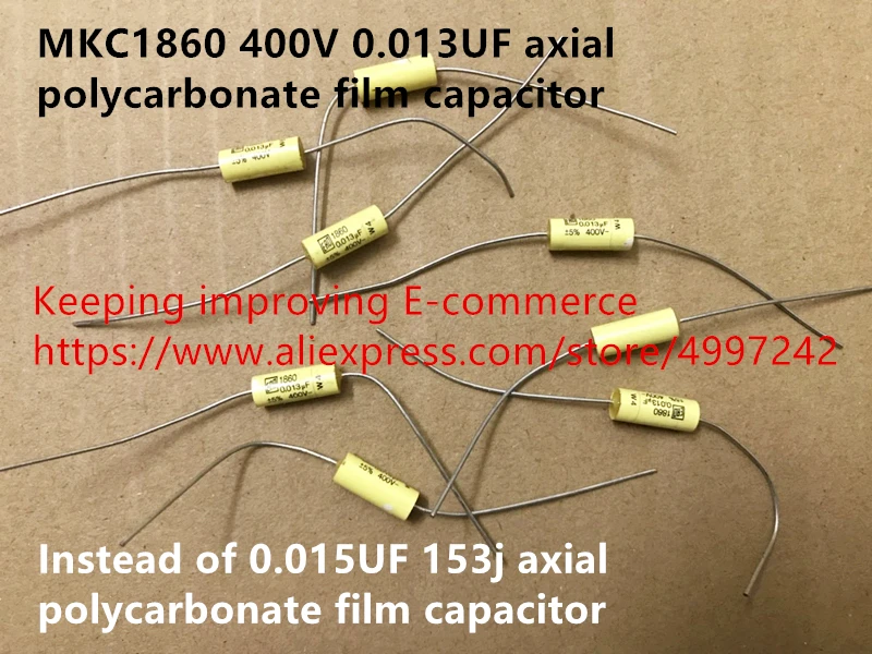 Оригинальный новый 100% MKC1860 400V 0 013 мкФ вместо того чтобы 015 153j осевой