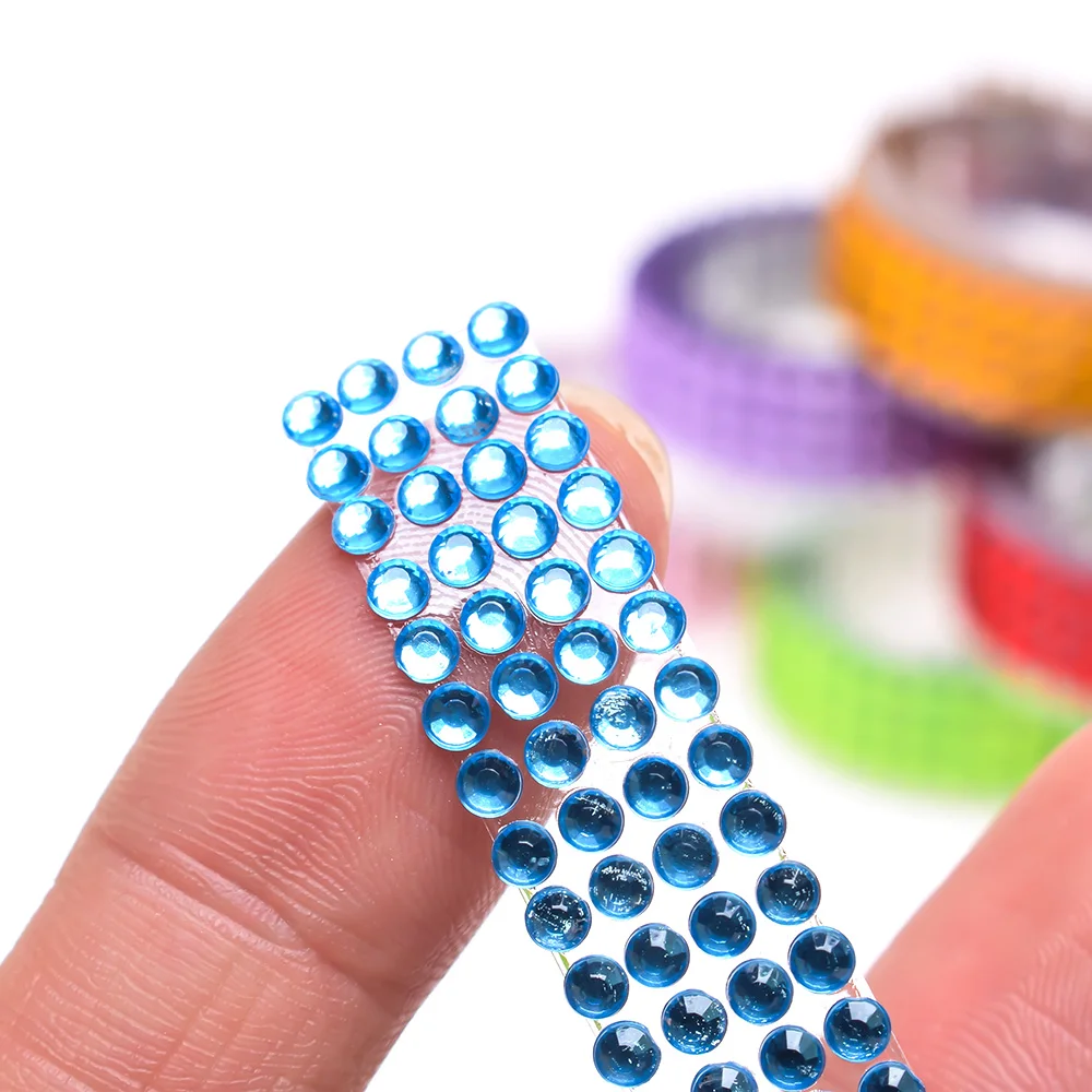 Хрустальные Красочные дневные самоклеящиеся наклейки на ленте сделай сам для