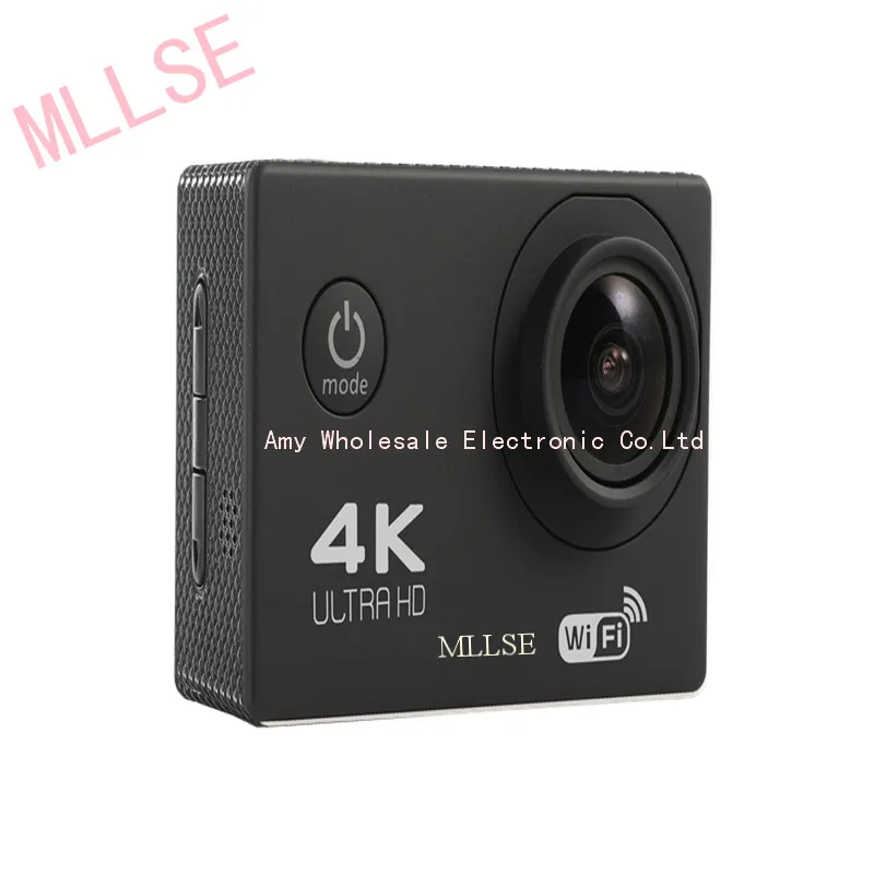 100% оригинальная 4K MLLSE go pro hero Спортивная Экшн камера 2 0 LCD 30 м Водонепроницаемая WiFi
