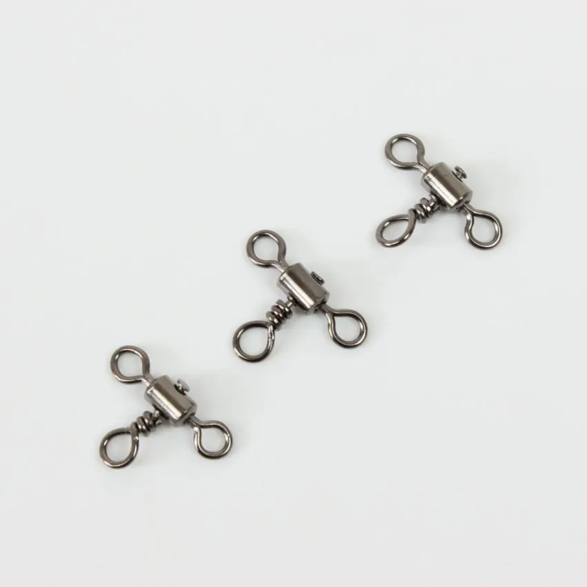 50 шт./лот океан рыболовное судно поворотный 3 сторонний выход крестообразный