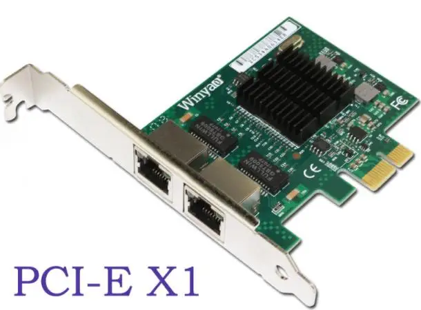 82575 EB/GB Dual-port PCI-E X1 Gigabit Ethernet Network Card 10/100/1000Mbps LAN Adapter Controller Wired E1G42ET