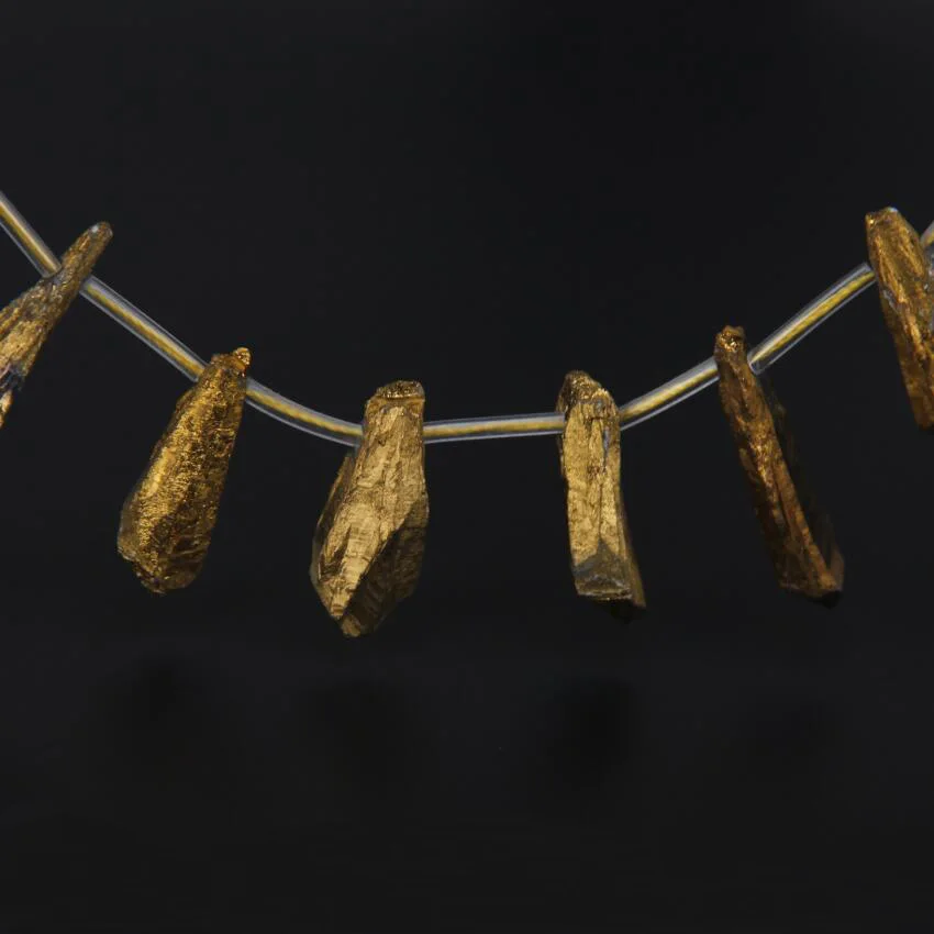 14 цветов на выбор оптовая продажа полная прядь натуральный Титан AB кварцевая