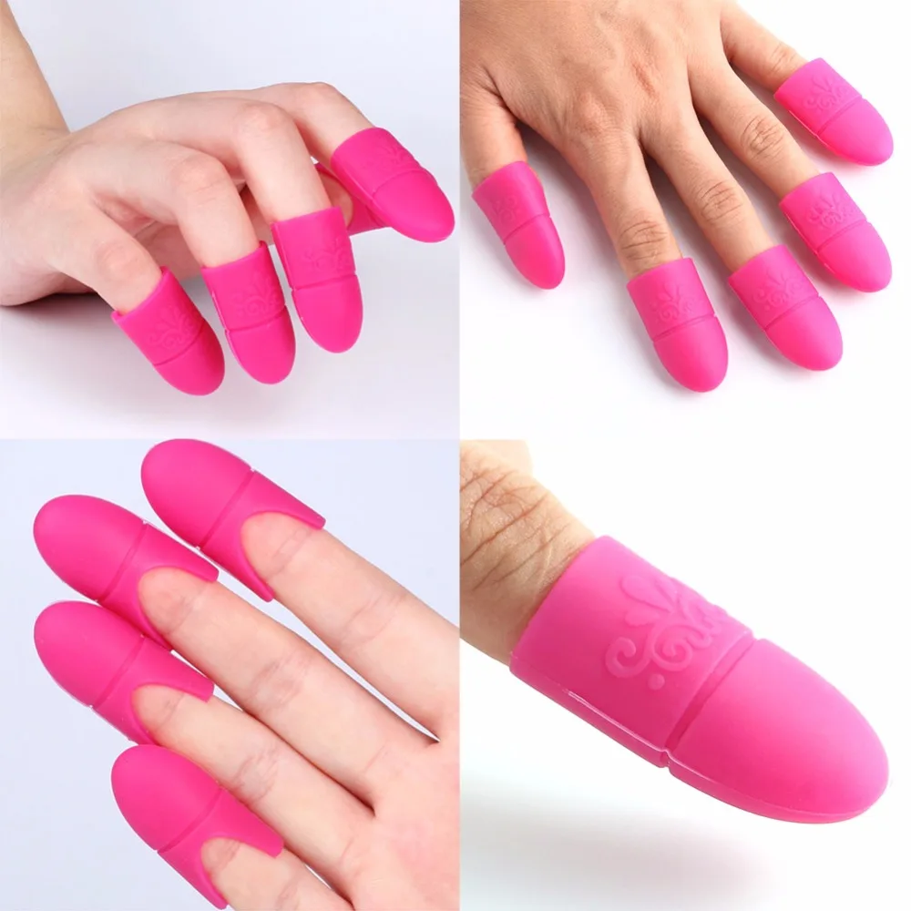 10 шт. силиконовые зажимы для чистки|gel polish remover wrap|remover wrapsgel |