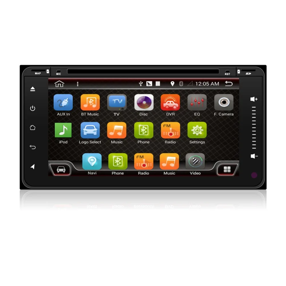 4 ядра 2 Din Android 6 0 для автомобиля Toyota DVD Радио стерео видео плеер gps Hilux VIOS Camry Corolla