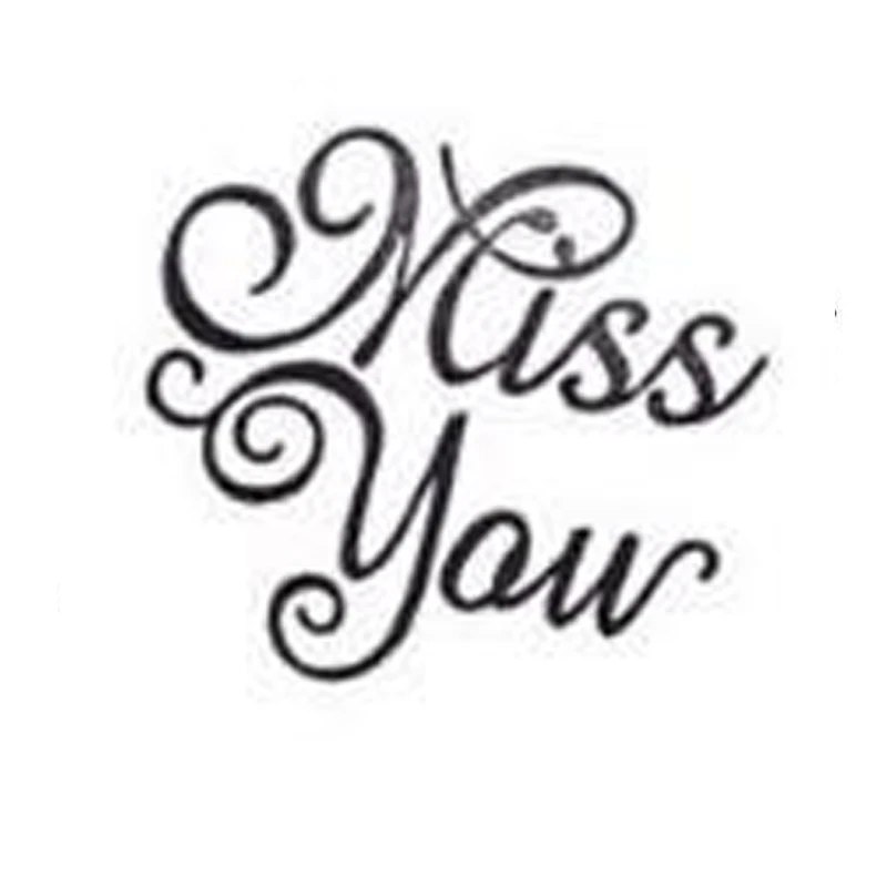 Stamp MISS YOU 1 шт. Ретро цветок поздравительное письмо уплотнение воск замена Медная головка печать штамп искусство декоративное уплотнение воск печать штамп свадебный подарок - Цвет: Stamp MISS YOU