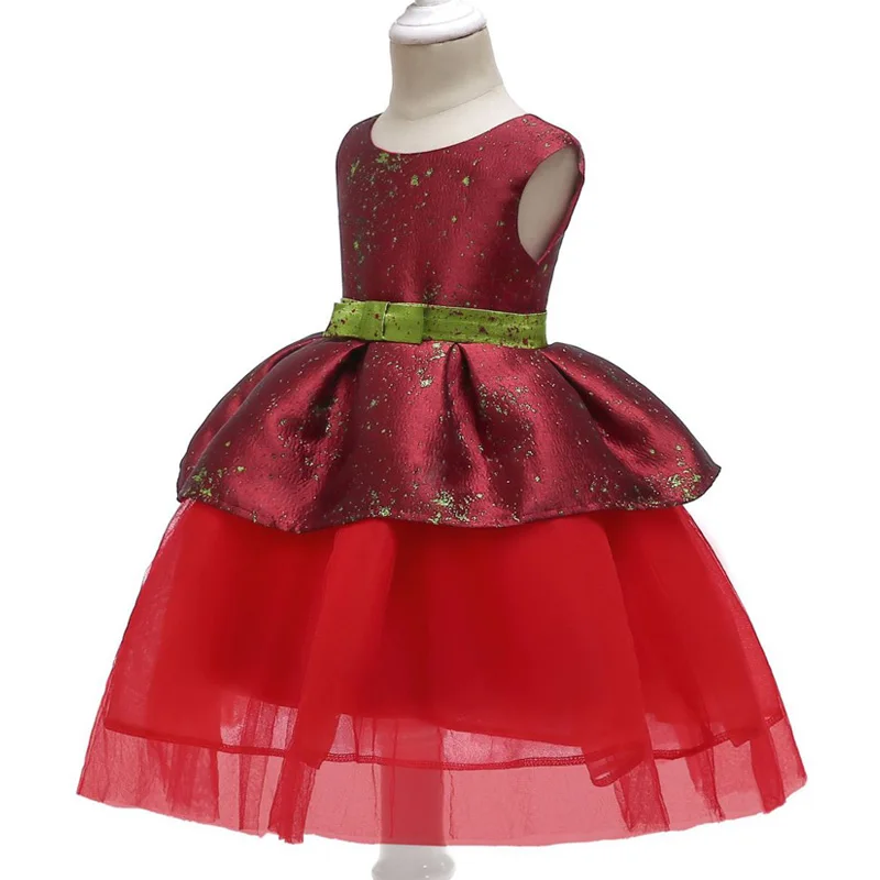 2019 летнее элегантное детское платье принцессы для девочек свадебное с цветами