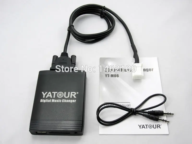 Автомобильный адаптер YATOUR AUX MP3 SD USB устройство смены музыки 6 + 6PIN разъем для LEXUS