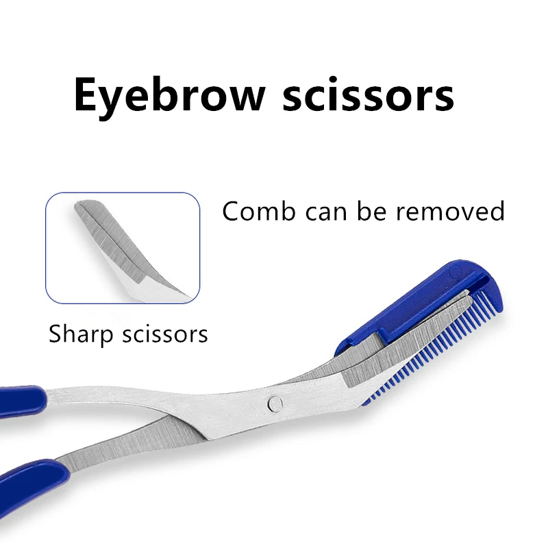 4 шт. триммер для бритья бровей ресниц бигуди инструменты зеркало макияжа набор