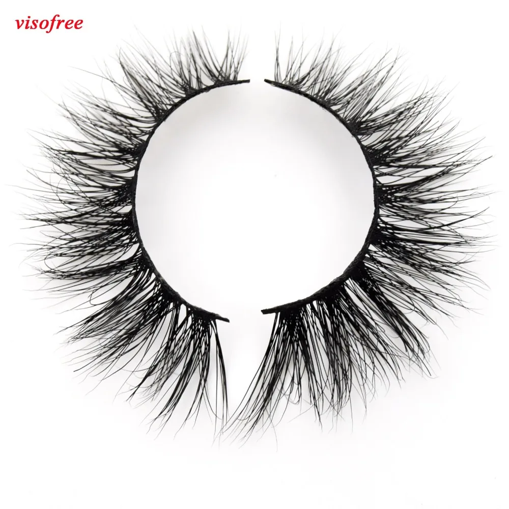 Visofree норковые ресницы 3d полная полоса накладные искусственные без жестокости