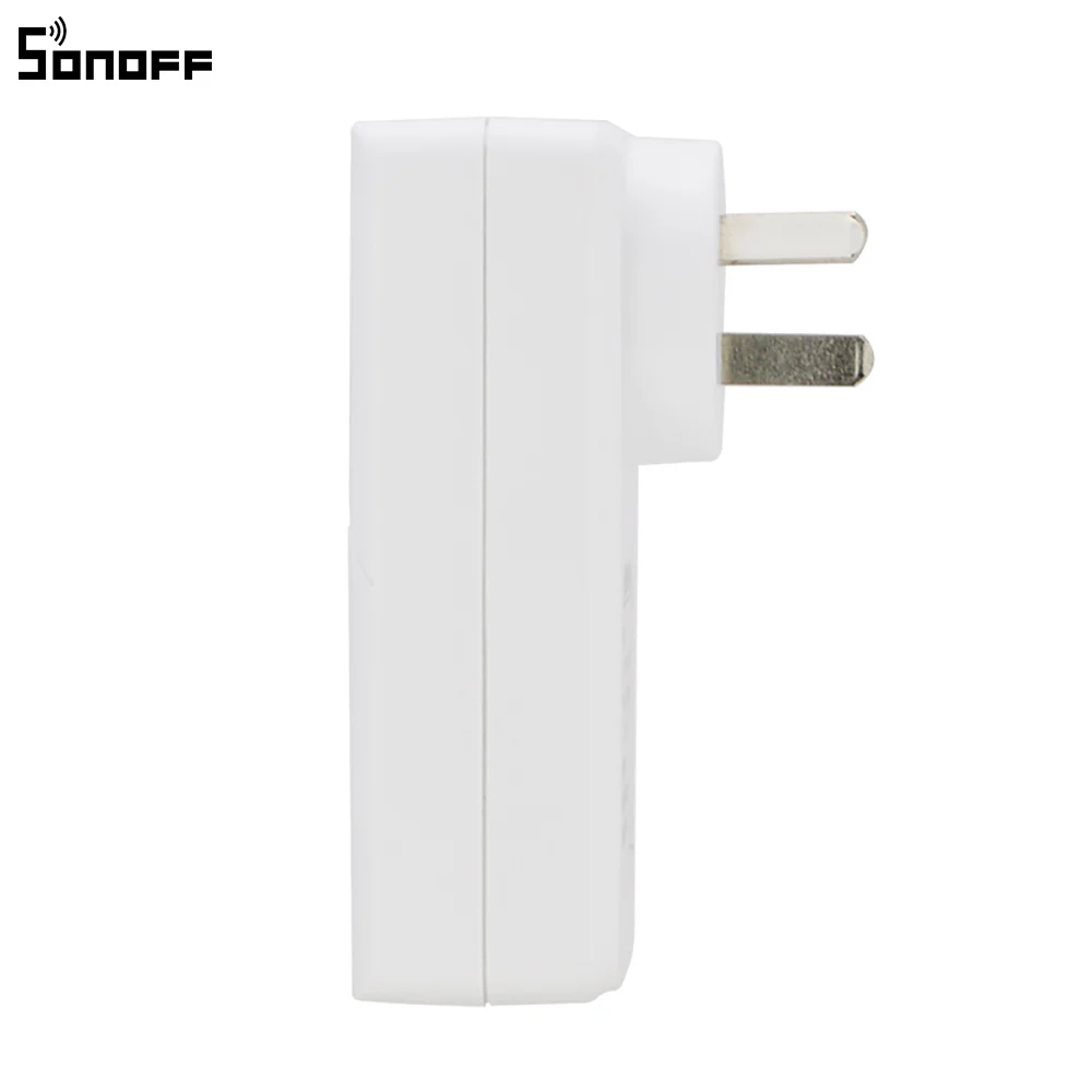 Умная розетка Sonoff S22 Wi Fi AU CN Беспроводная поддерживает Температурный датчик