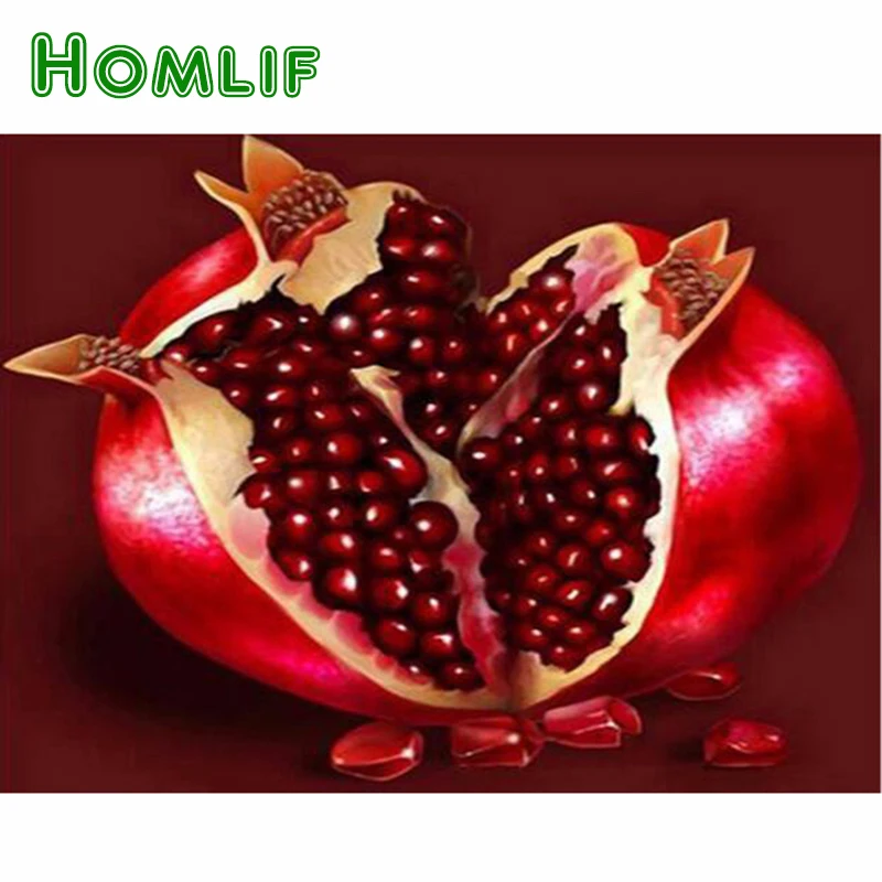 Картина HOMLIF 5D с изображением граната Алмазная мозаика сделай сам вышивка